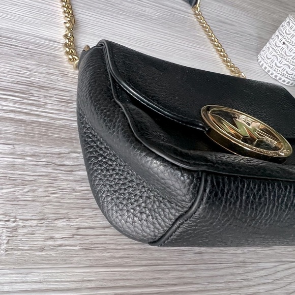 MICHAEL KORS fulton leather small crossbody bag EUC - Picture 6 of 16